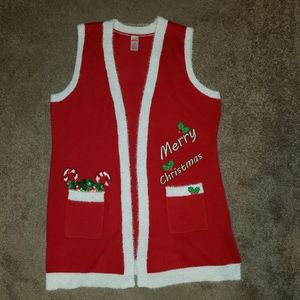 **SOLD** NWOT Christmas Sweater Vest Size Large (12-14)